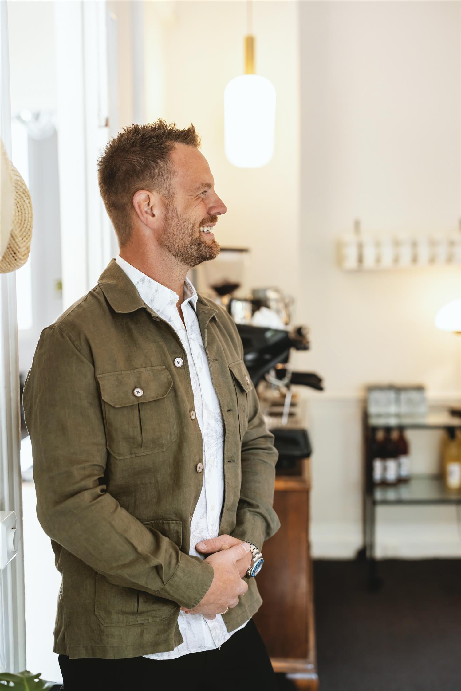 6507 Overshirt Khaki Green Plain