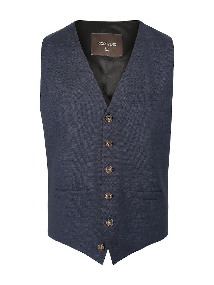 Carter Waistcoat Blue