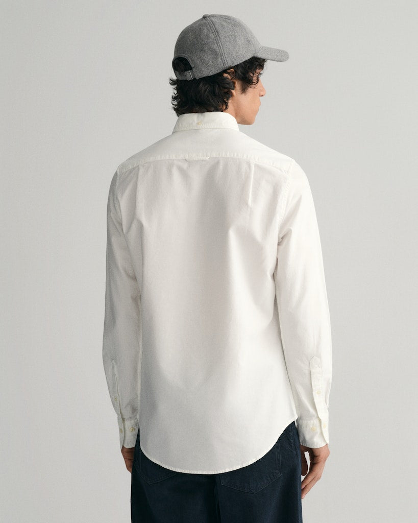 Slim oxford shirt Hvit