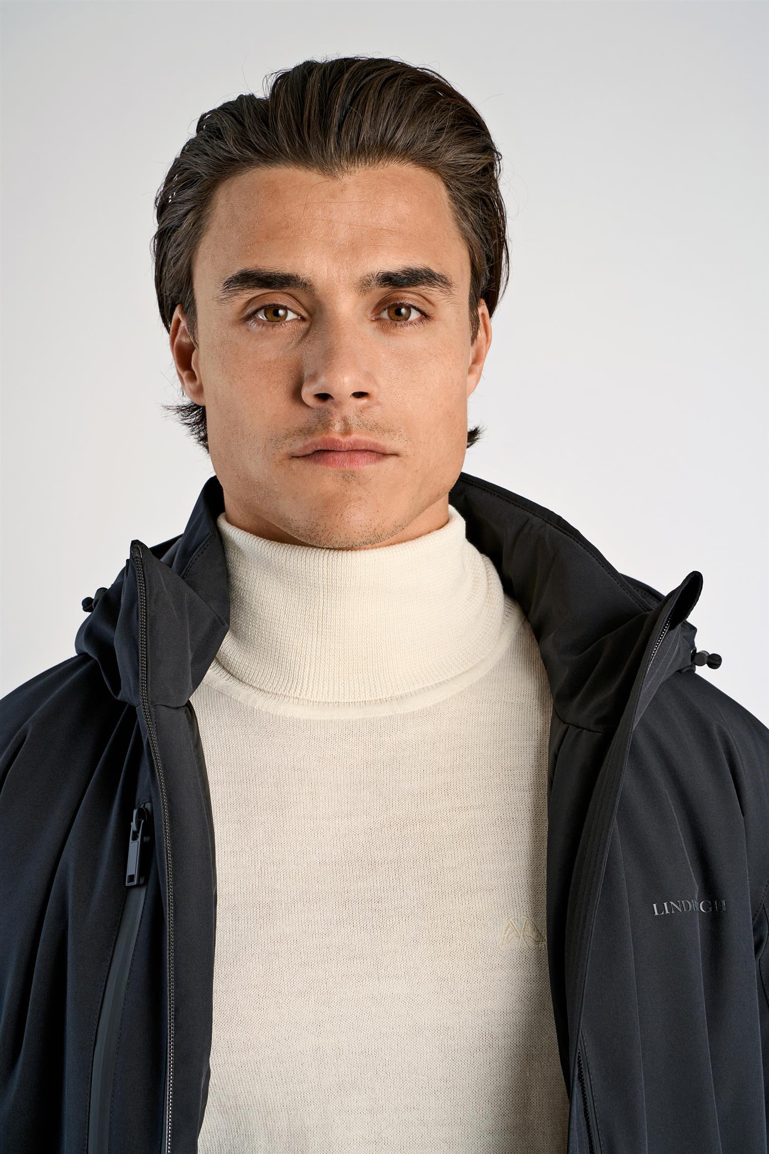 Short parka jacket Navy