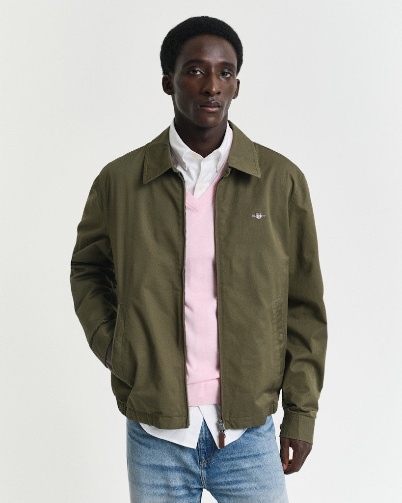 Cotton windcheater jacket.301 Army Green