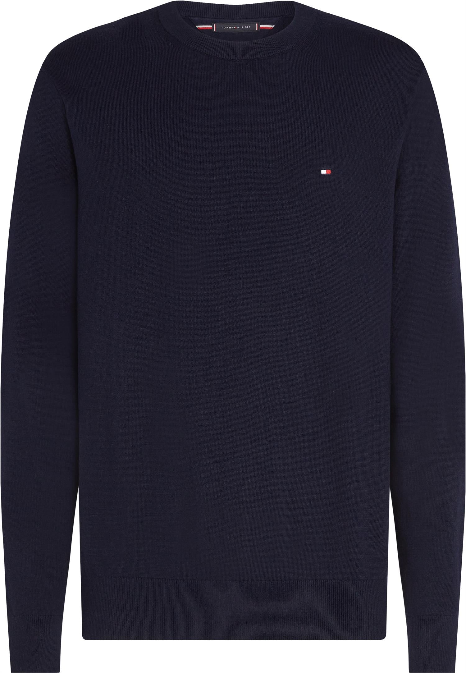 Pima Org Ctn Cashmere Crew Neck Desert Sky