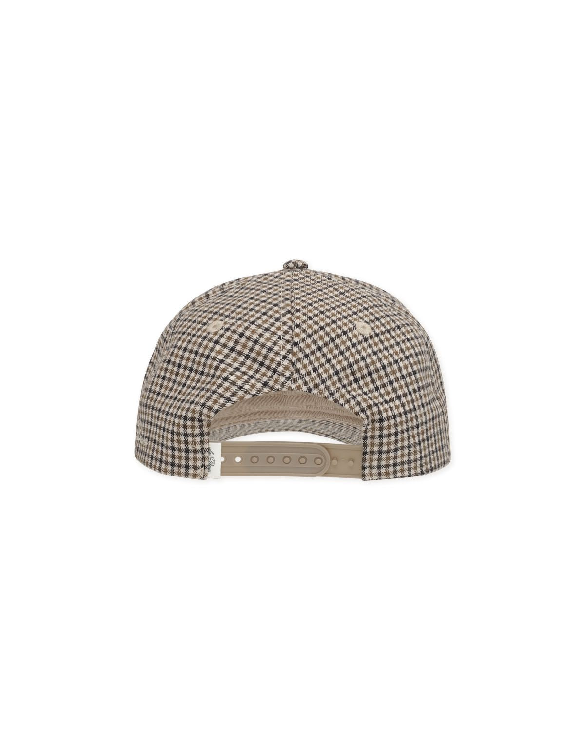 Ld Check Baseball Cap Dark Sand