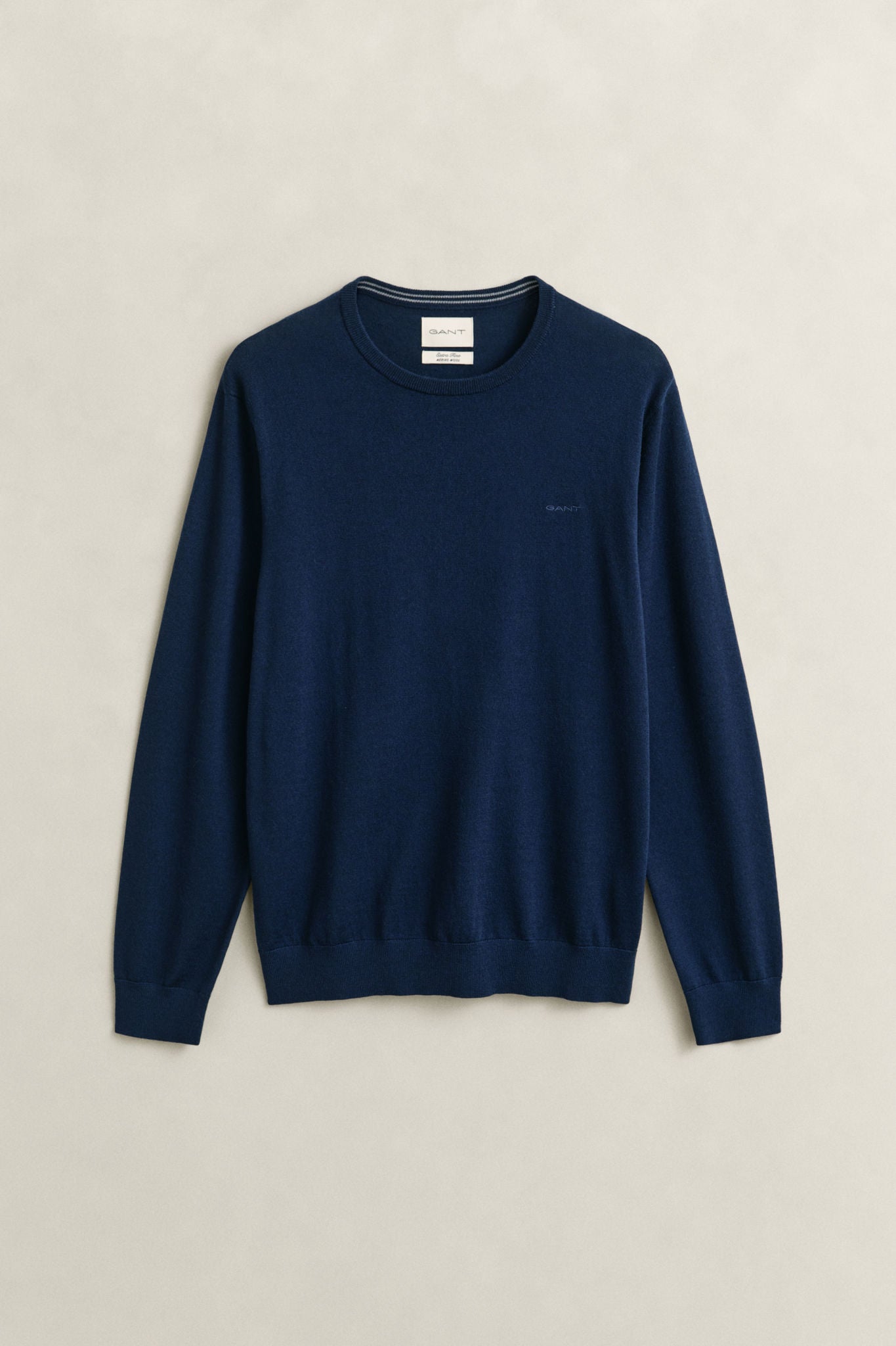 Extrafine Merino Wool C-Neck Marine