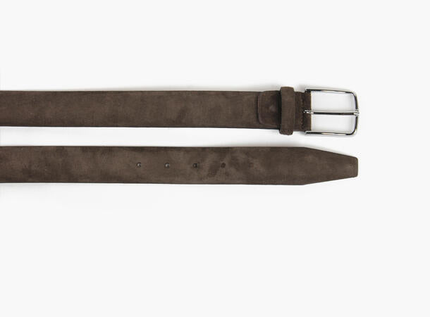 NOHR Leatherbelt Semsket Brun