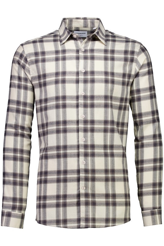 Brushed Check Shirt L/s Ivory