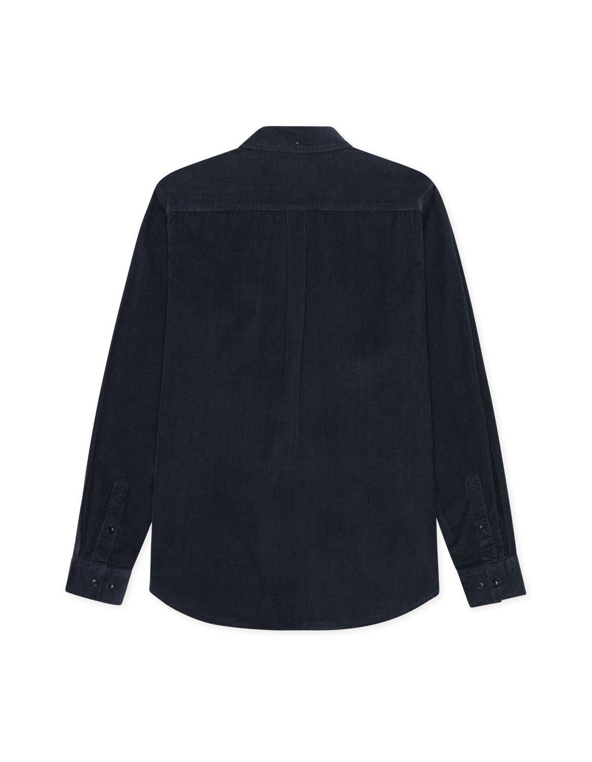 Pinwale Corduroy Shirt Dark Navy Blue