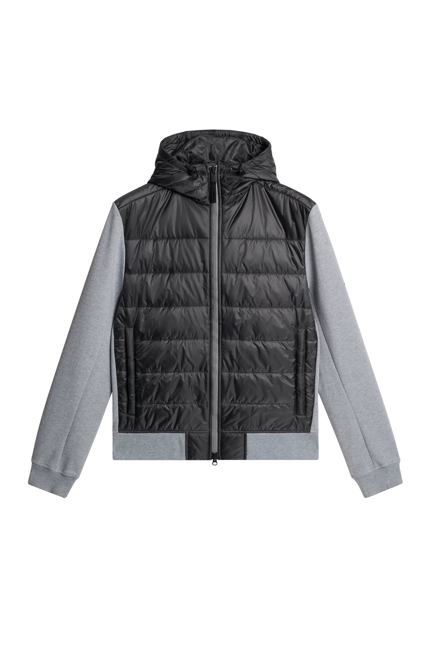Seth hybrid zip hood Black/Grey