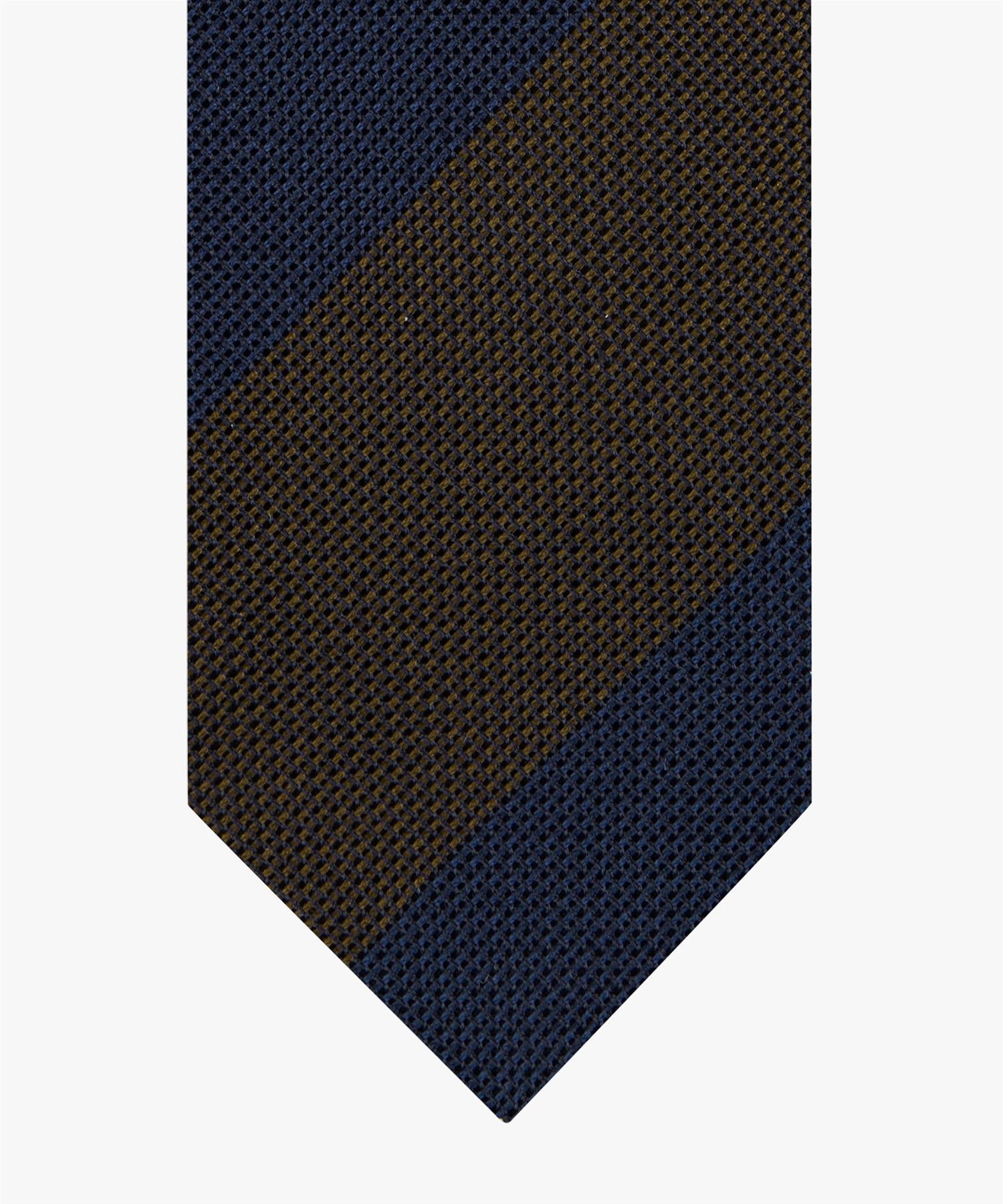 Tie silk woven Dark Brown