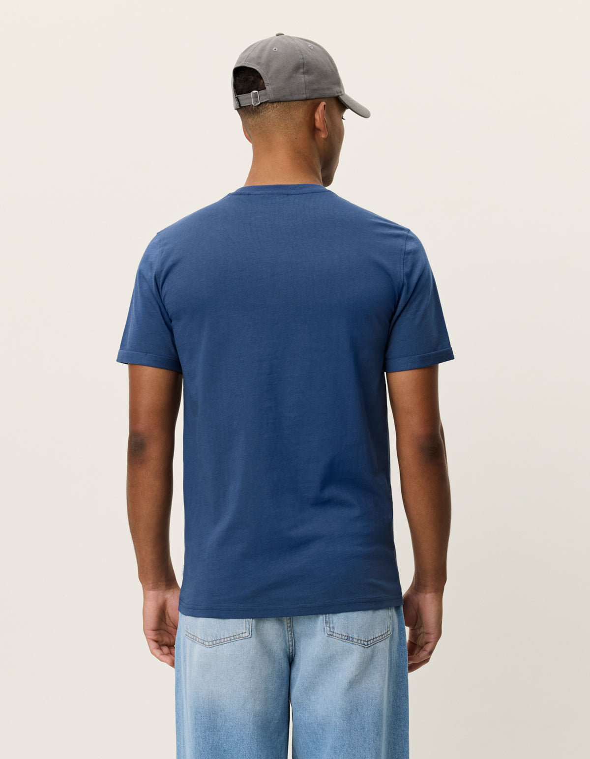 Norregaard Contrast T-Shirt Dark Denim Blue
