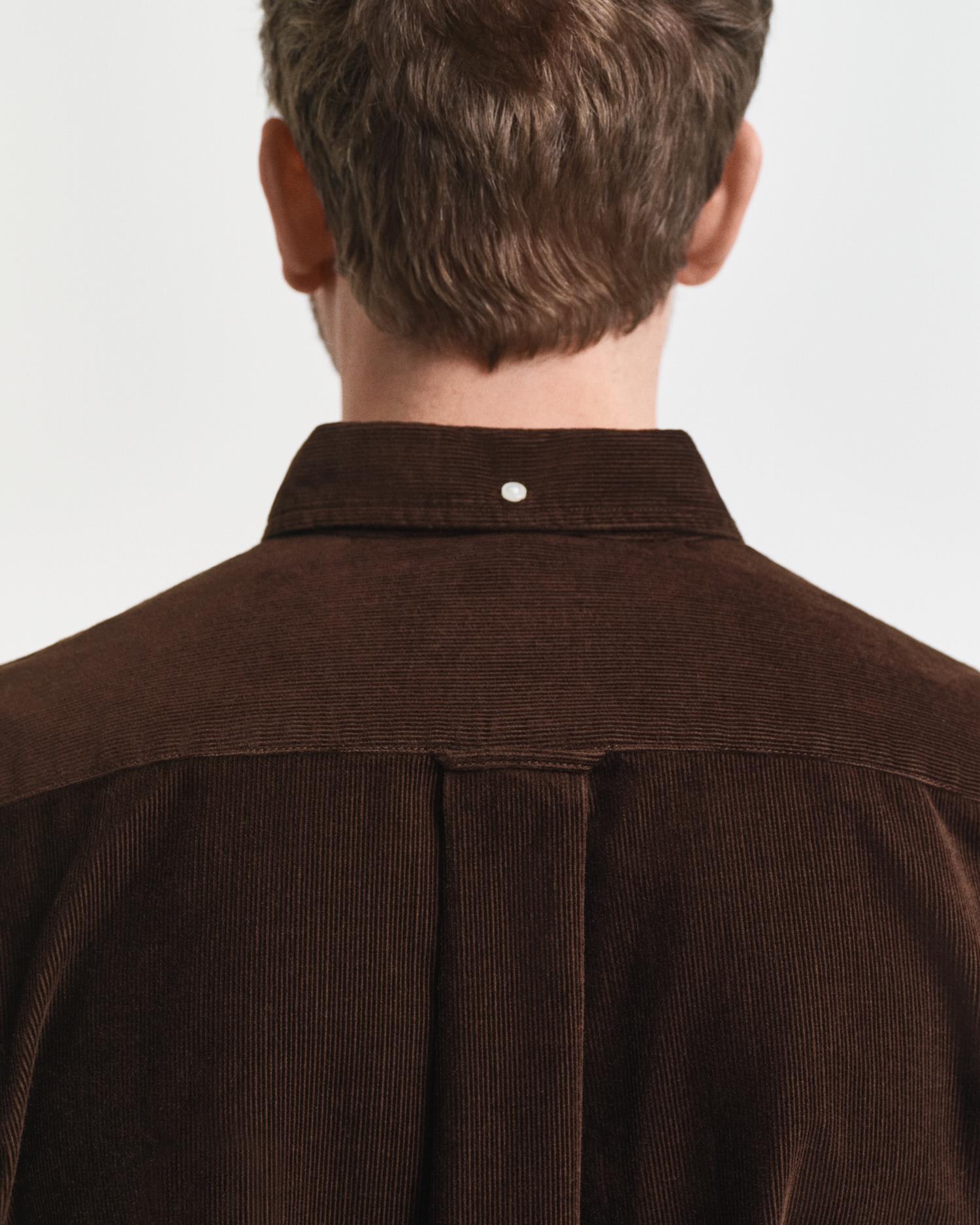 Reg Corduroy Shirt Rich Brown