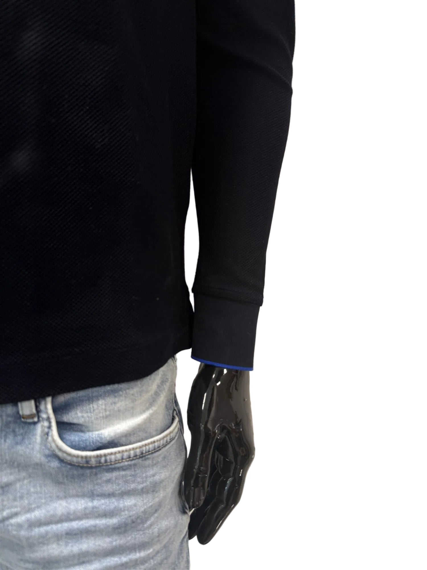 Dc structure L/s slim polo Navy