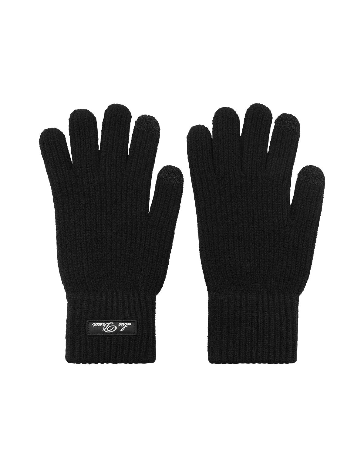 Wayne Logo Patch Gloves Black