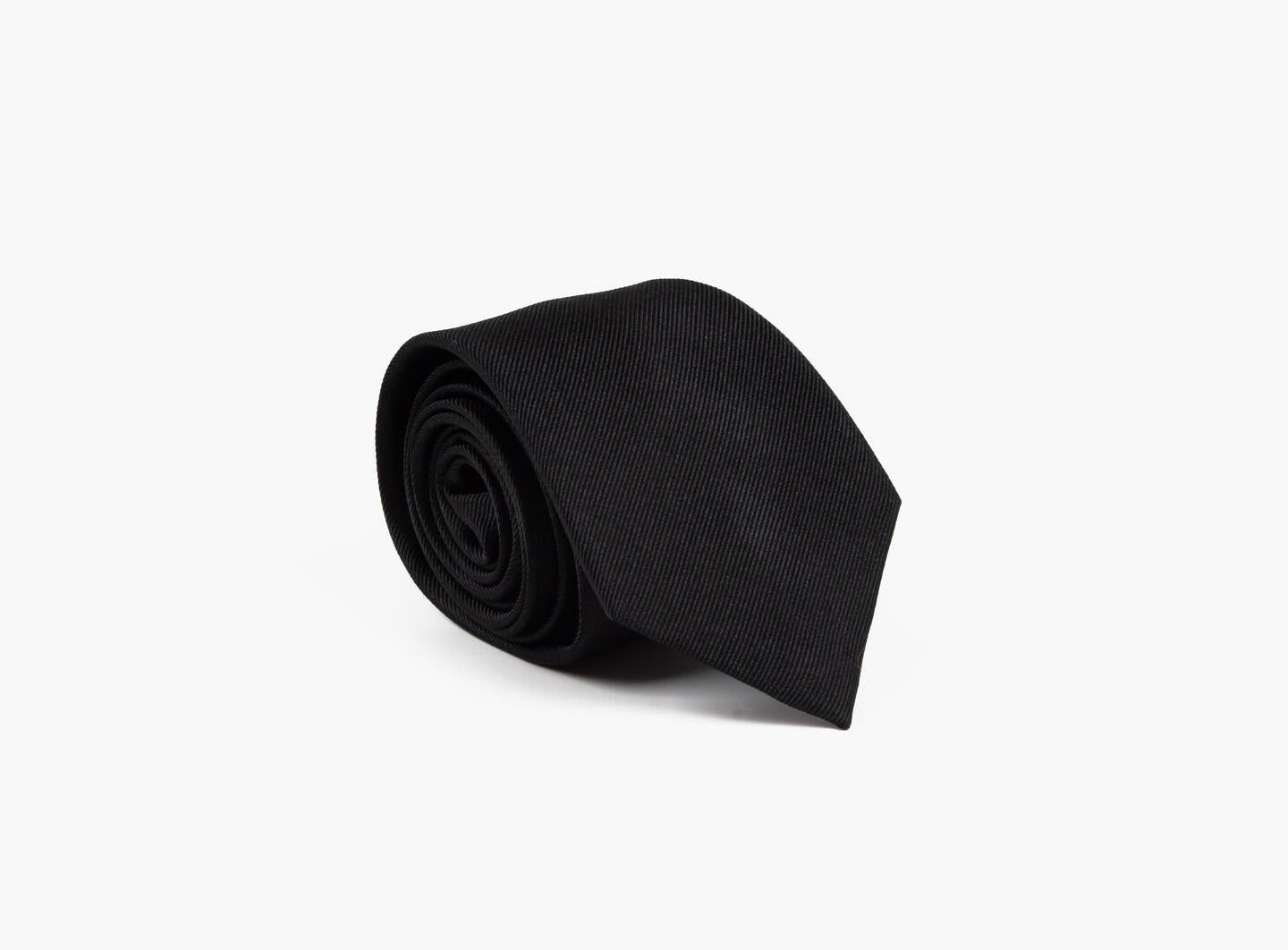 Montecristo 100% silke tie Black, Black, Black