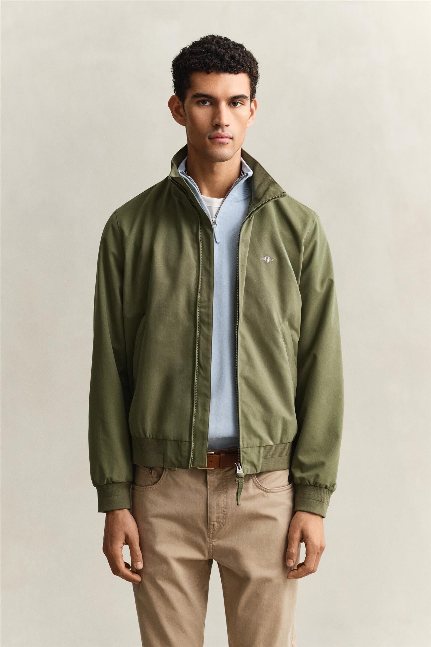 Lett Hampshire-Jakke Dry Herb Green