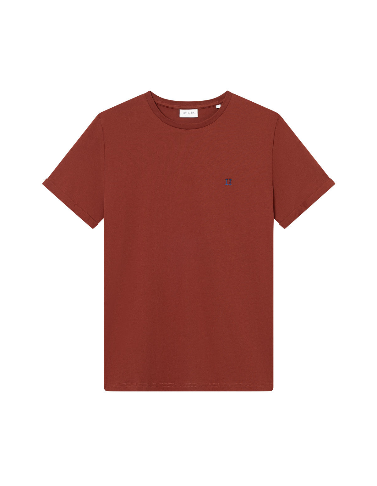 Norregaard Contrast T-Shirt Fired Brick Red