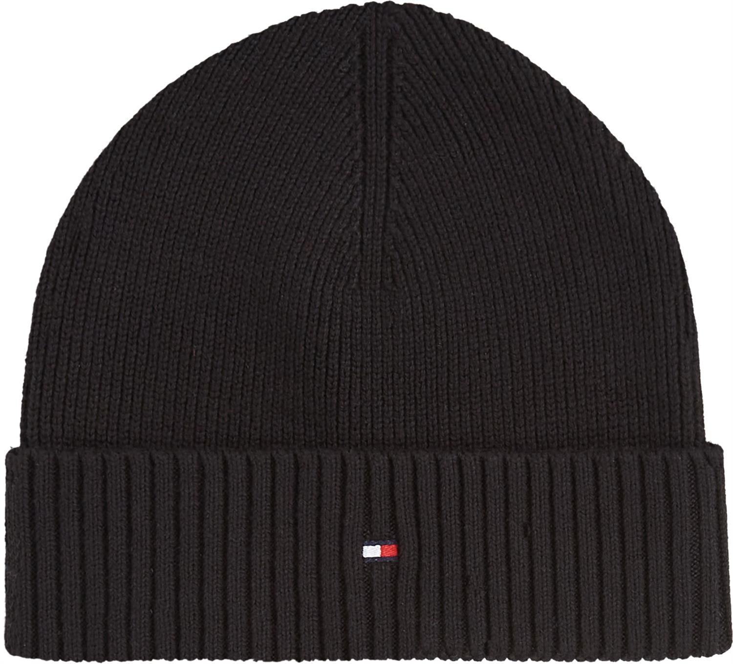Th Flag Pima Cotton Beanie Black