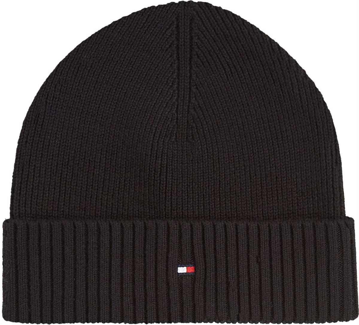 Th Flag Pima Cotton Beanie Black