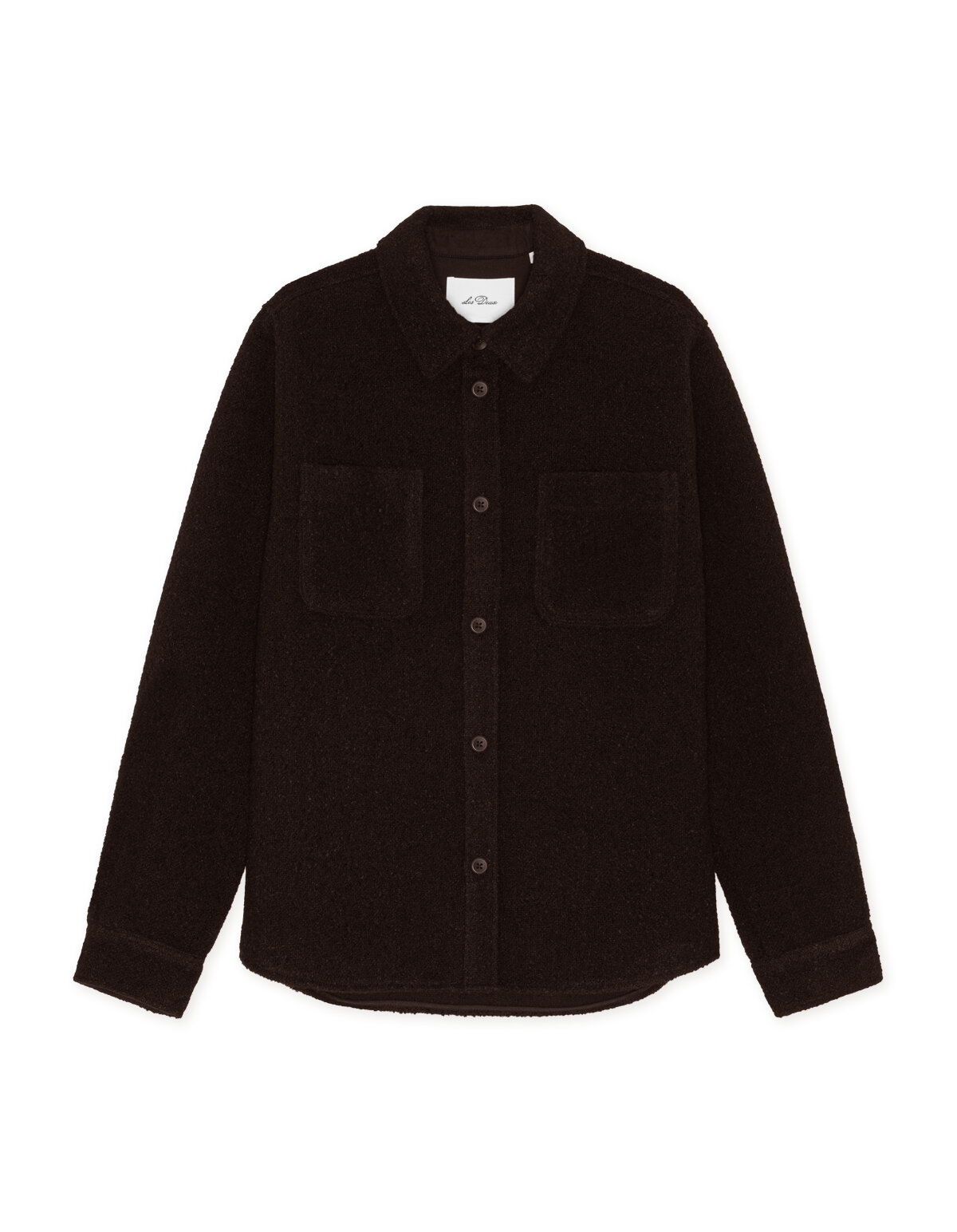 Bouclé Overshirt Delicioso Brown