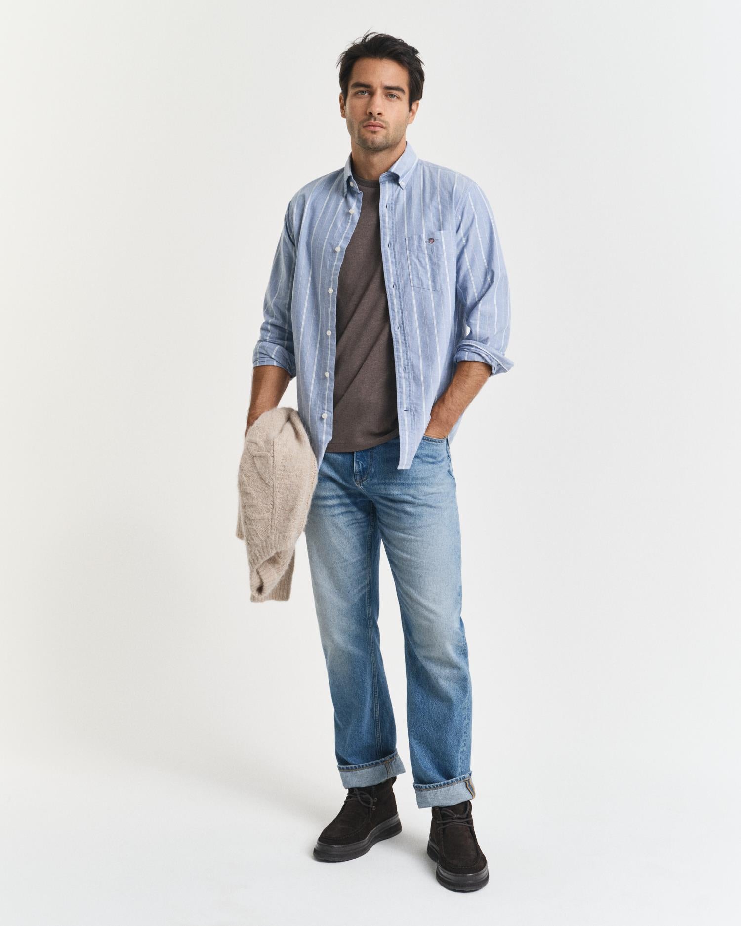 Reg Shield Ss T-Shirt Seawood Melange