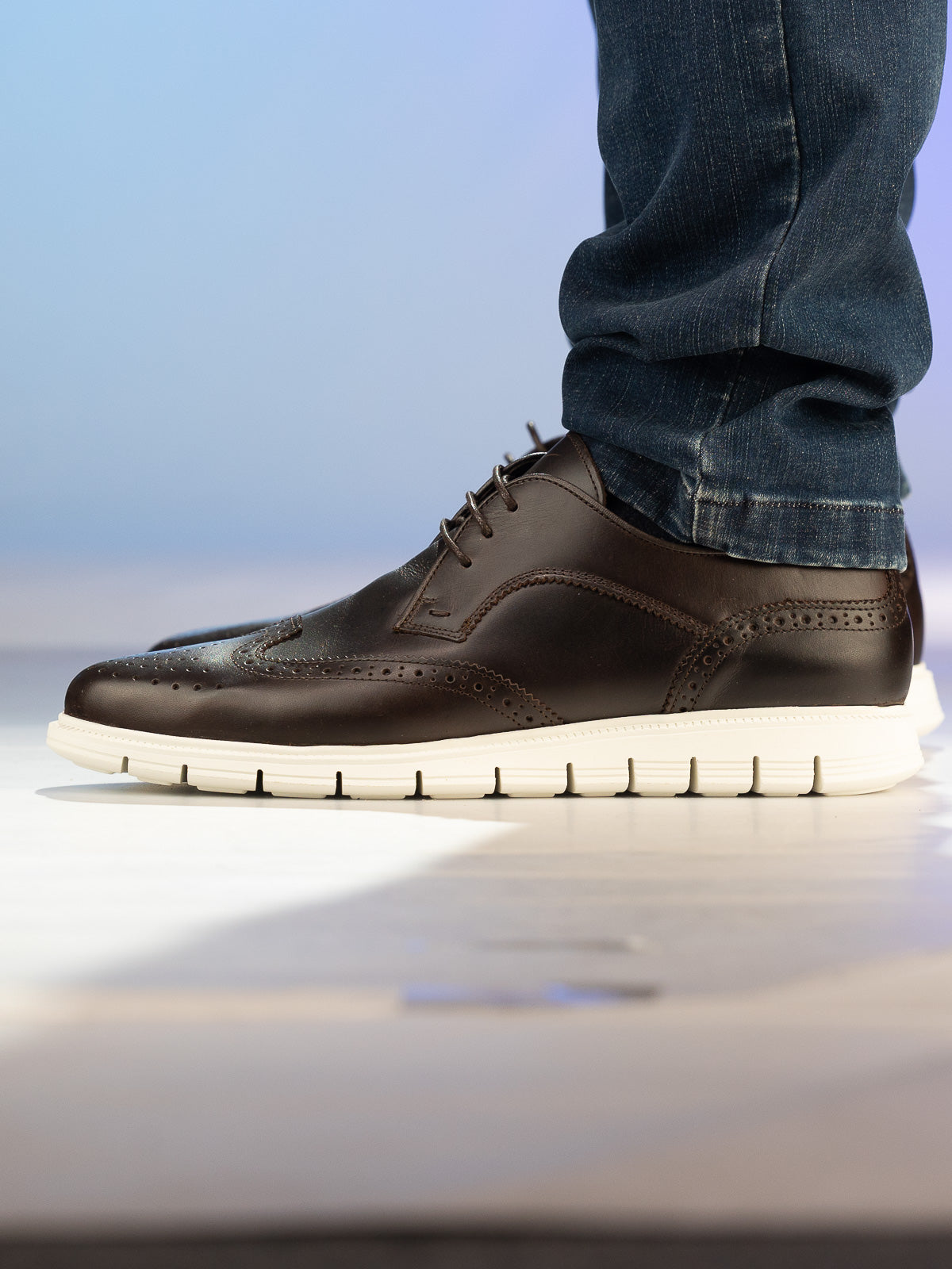 Gregers Sport brogue Dk Brown