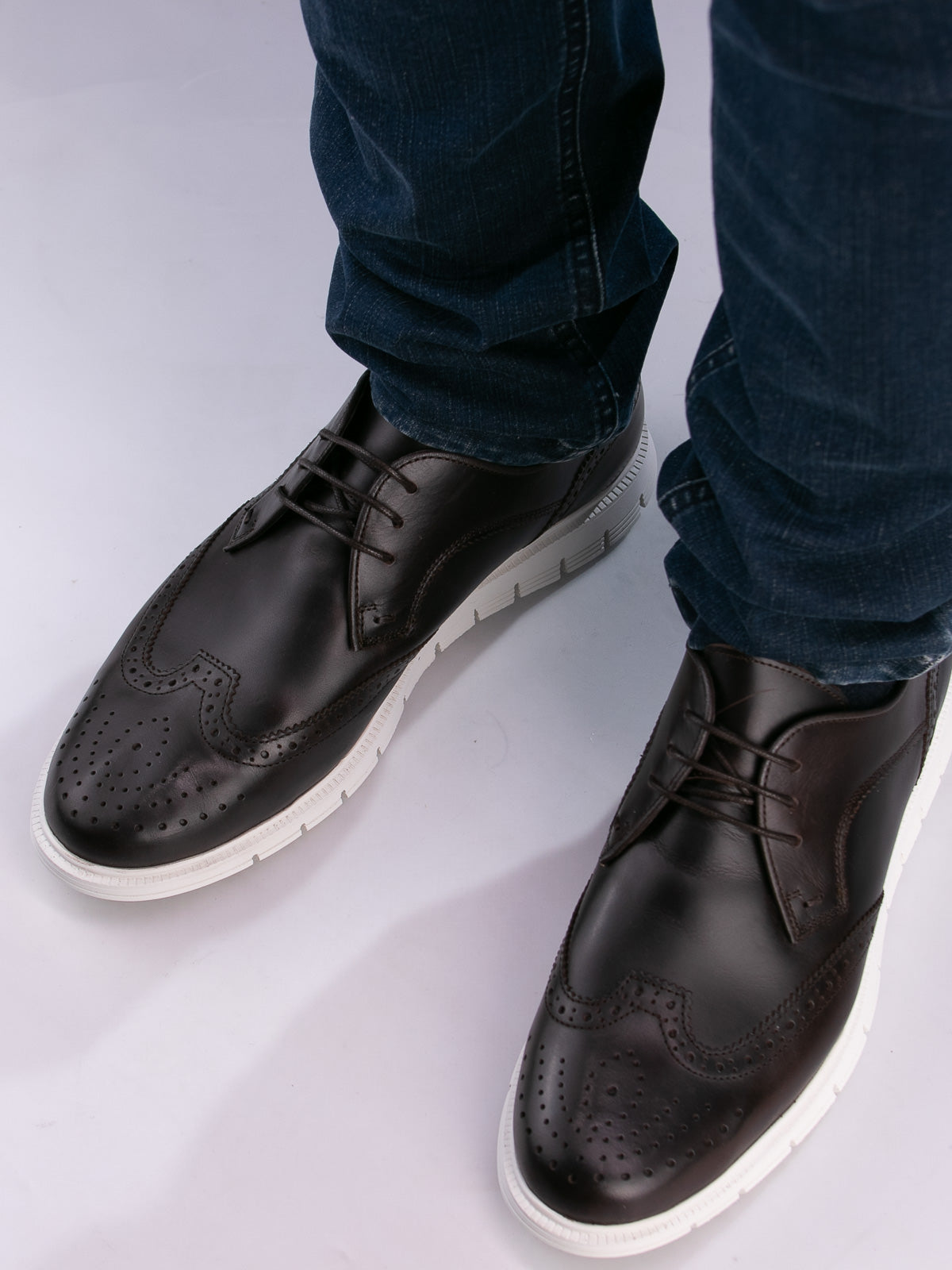 Gregers Sport brogue Dk Brown