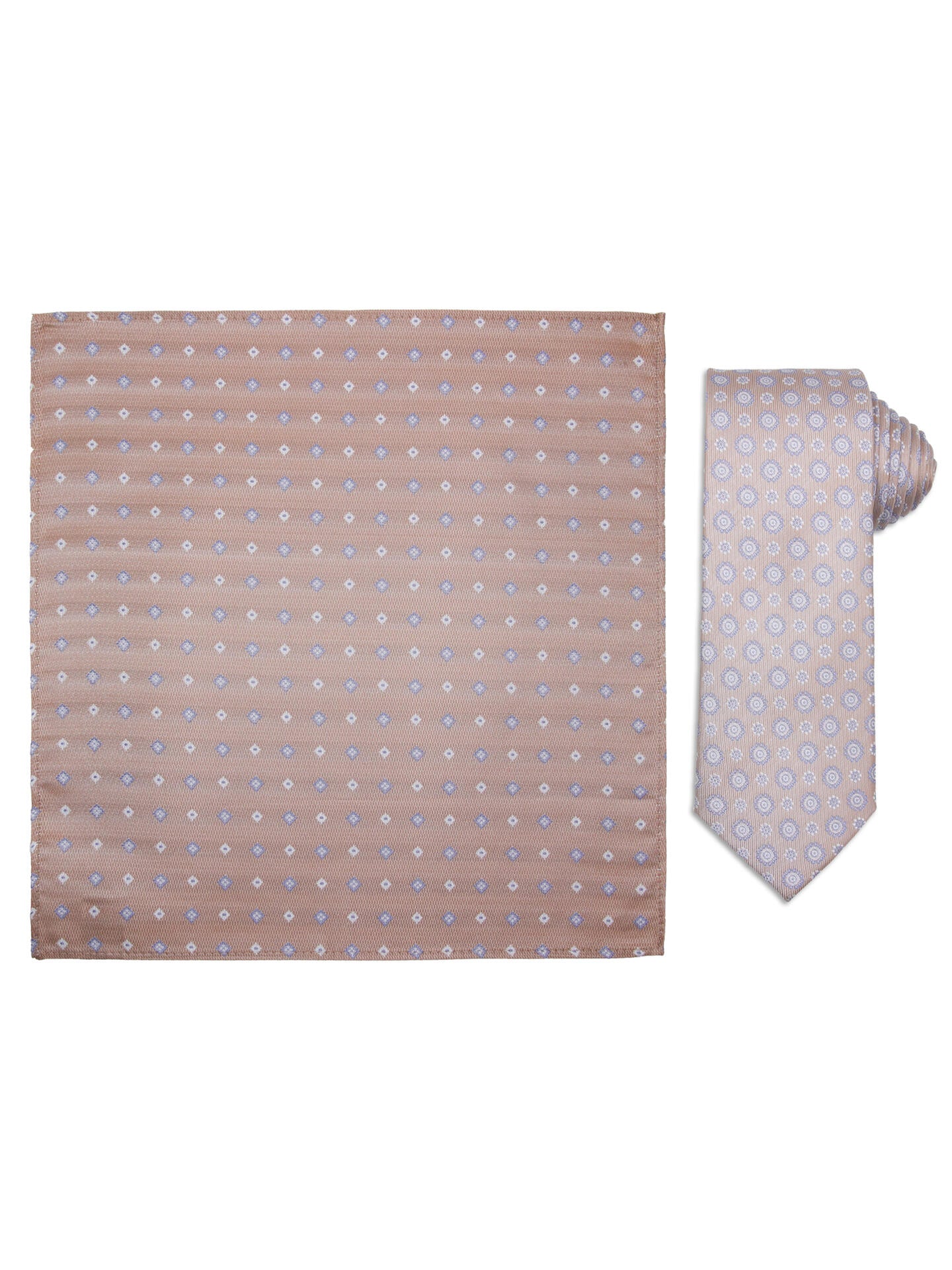 Slips med tørkle Beige