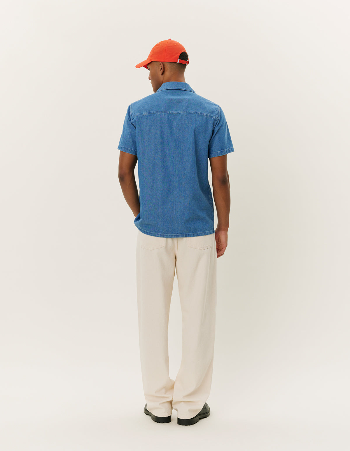 Klark Denim SS Shirt Medium Blue Wash
