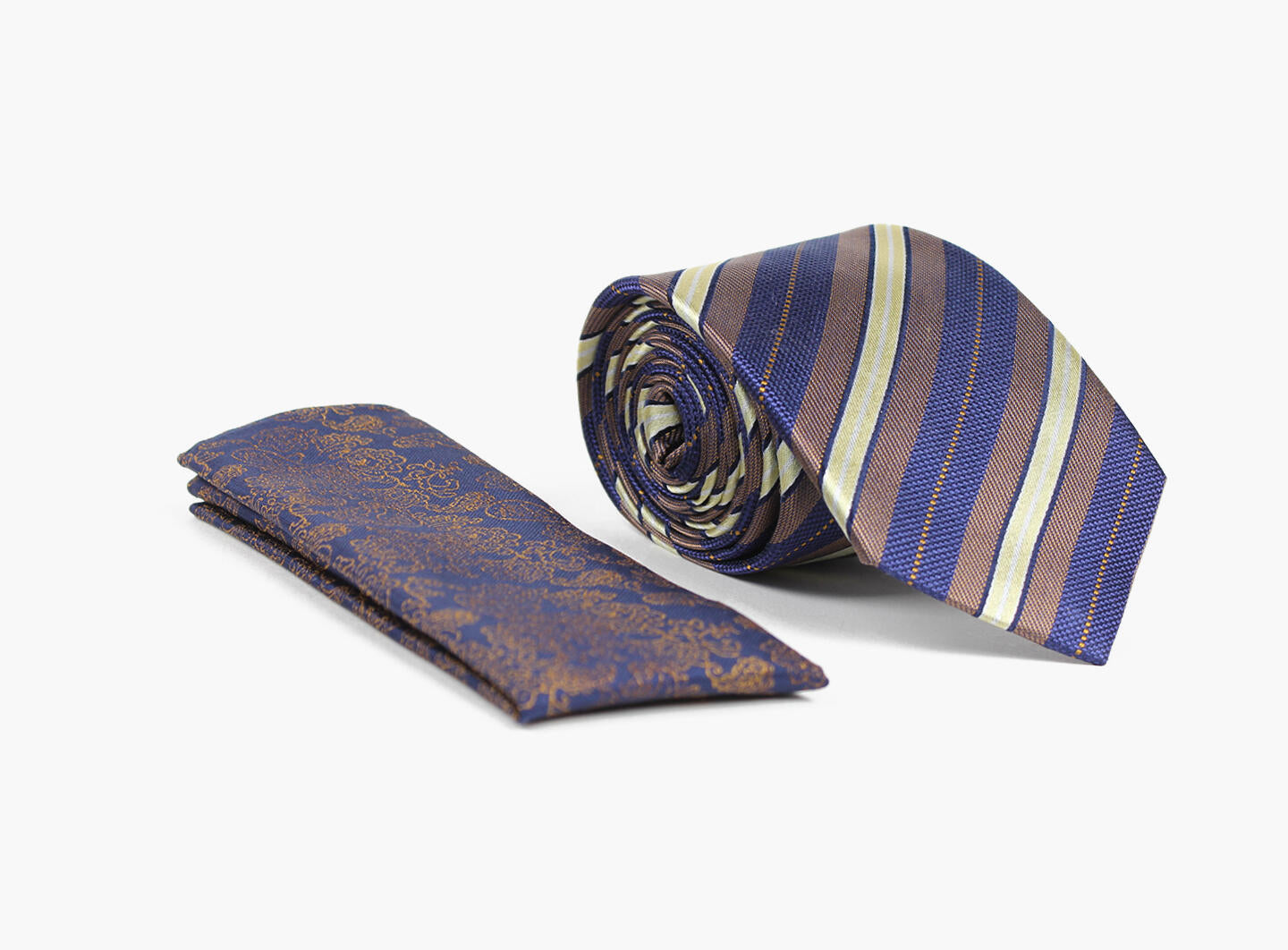 Manzini slips + tørkle Dk Brown