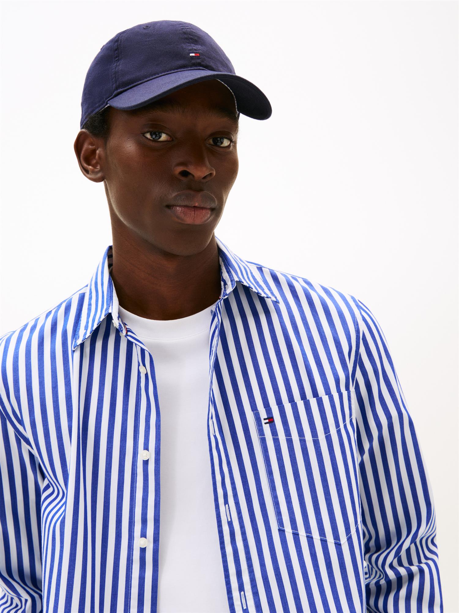 TH Flag soft 6 panel cap Preppy Navy