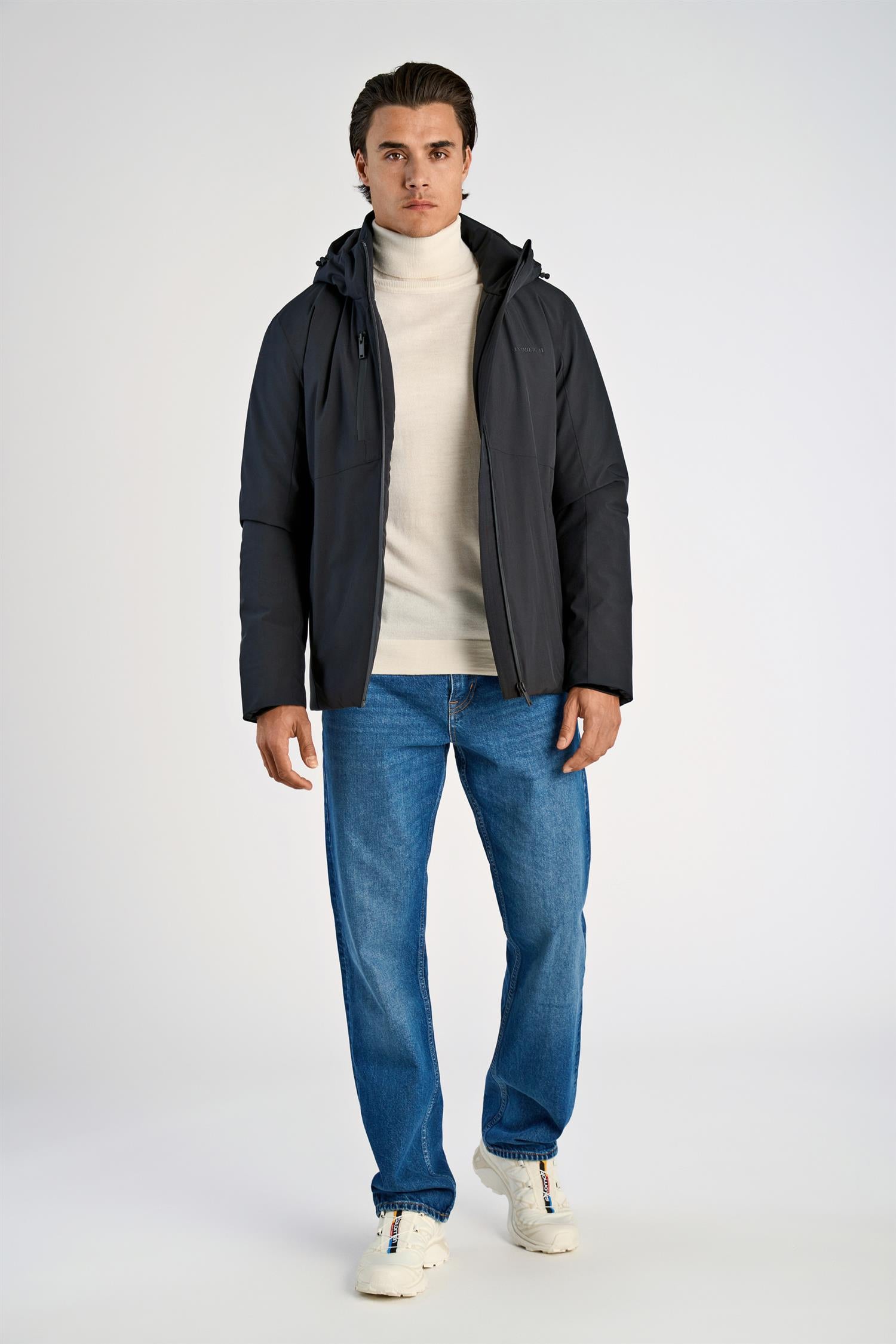 Short parka jacket Navy