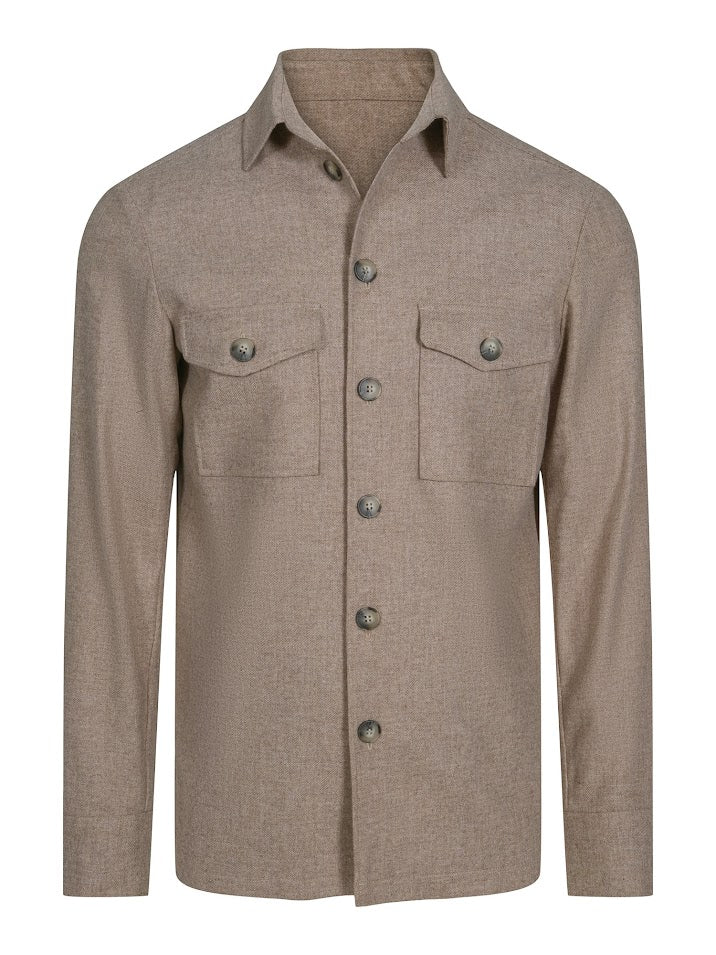Leon Shirtjacket Beige