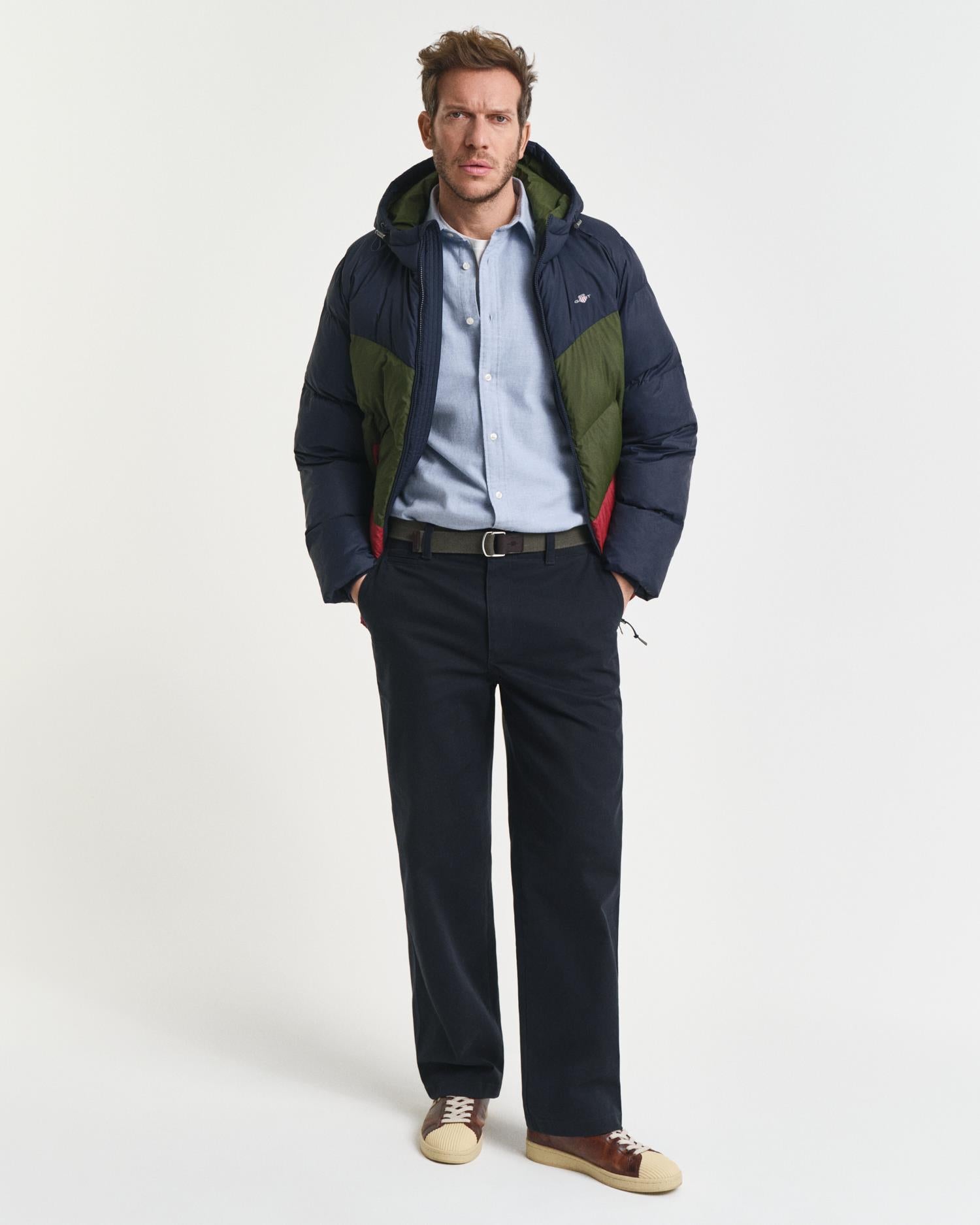 Koszula flanelowa Reg Melange Lt Blue Melange