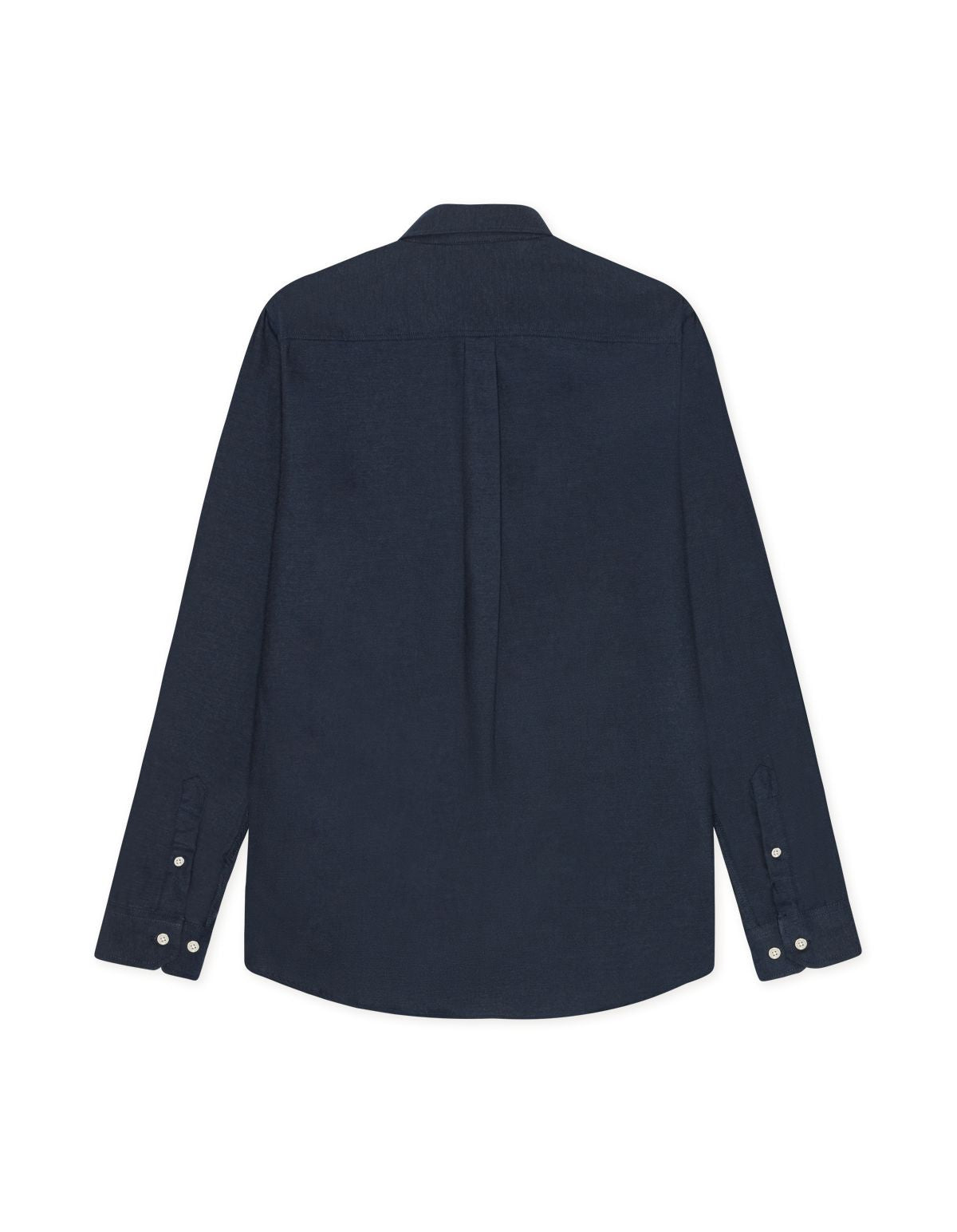 Soft Flannel Shirt Dark Navy Blue