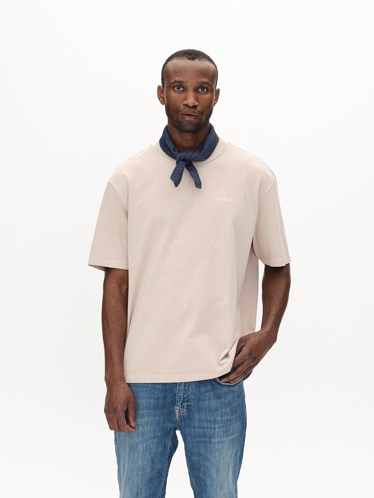 Nigel Wix Boxy Hour SS Sand Cashmere