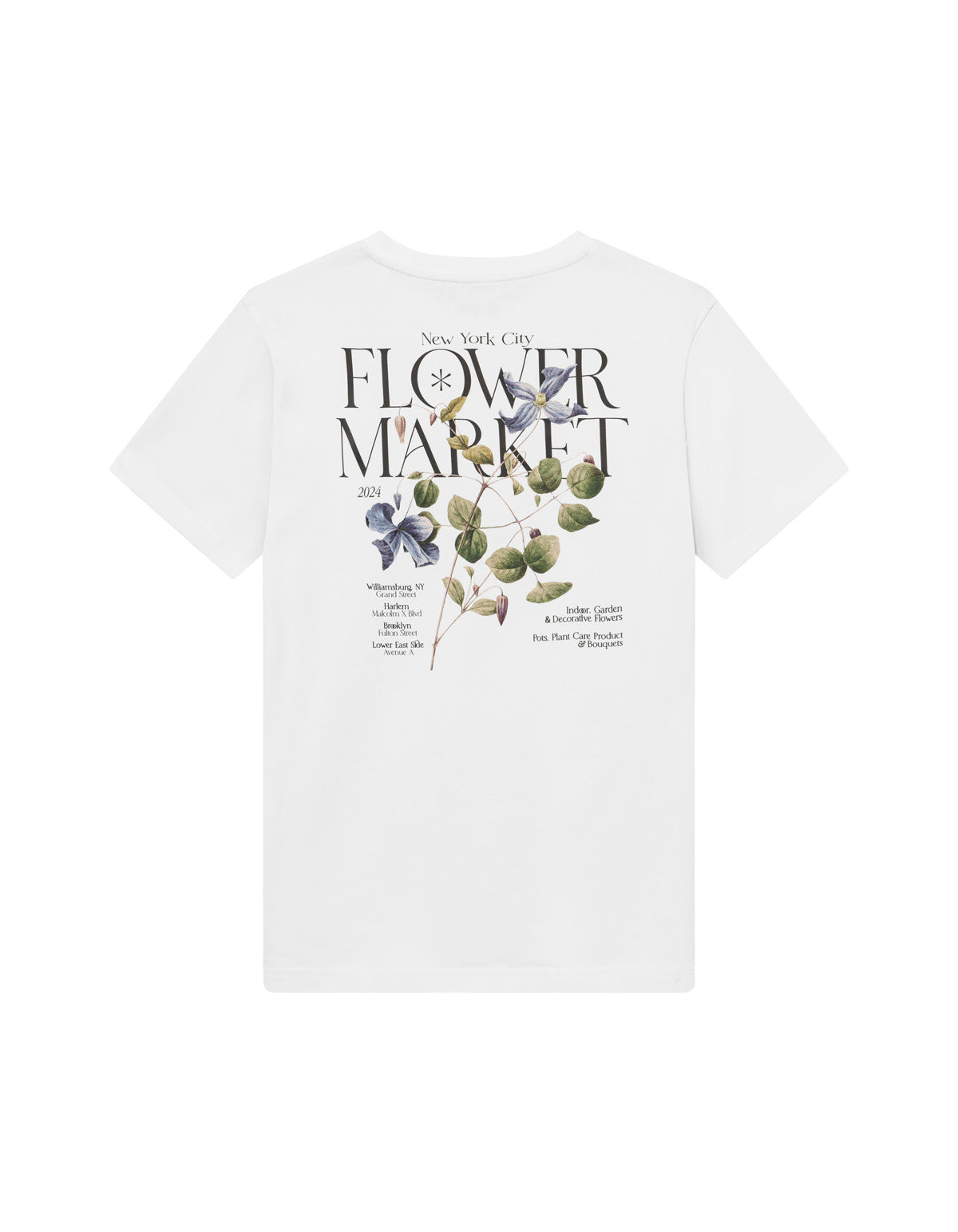 Koszulka Brady Flowermarket w kolorze białym