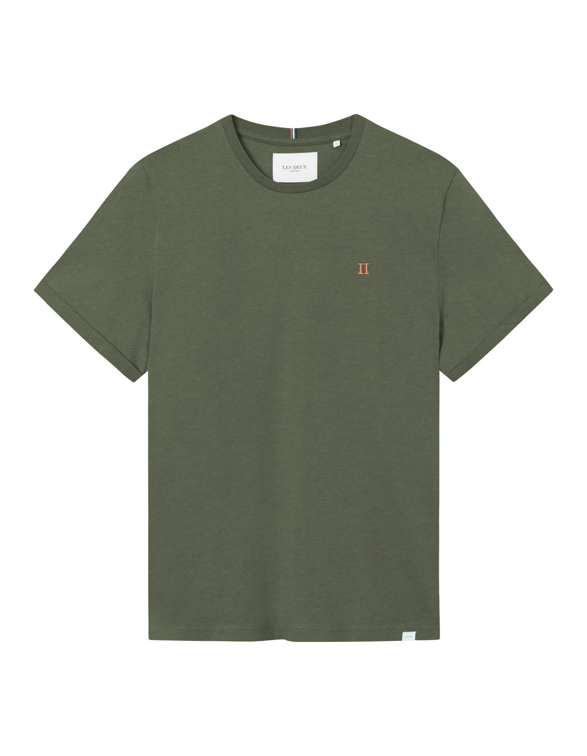 Norregaard T-Shirt Olive Night/Orange