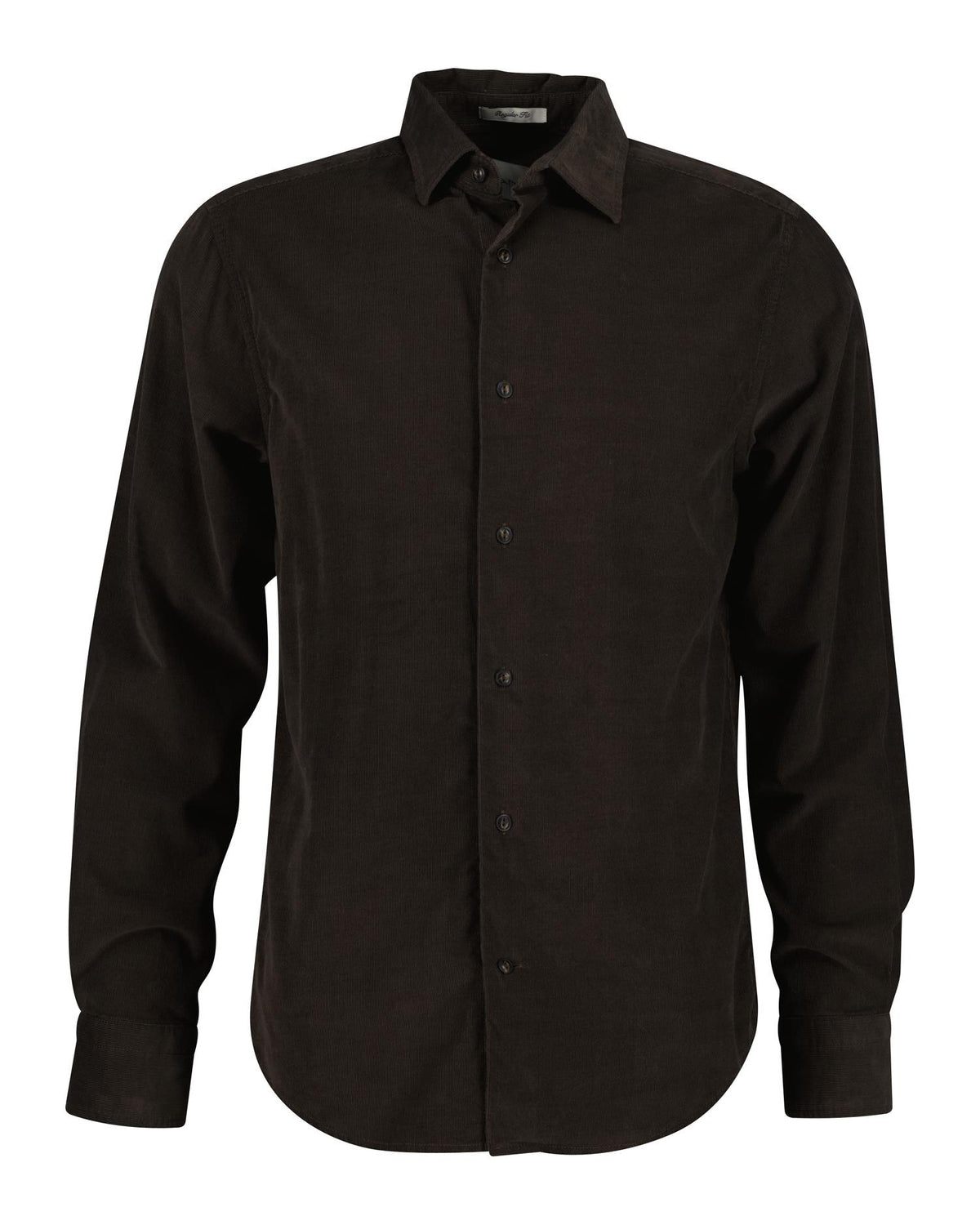 Reg Baby Cord Shirt Shadow Brown