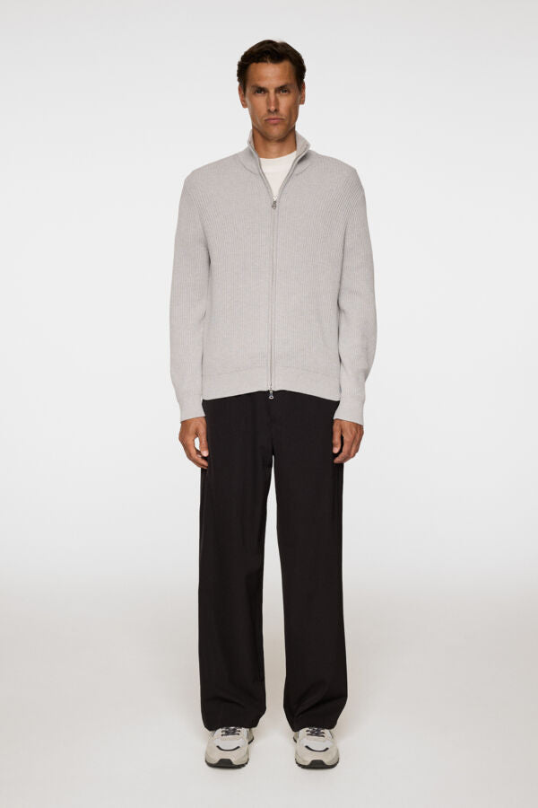 Alexis full zip cardigan Light Grey