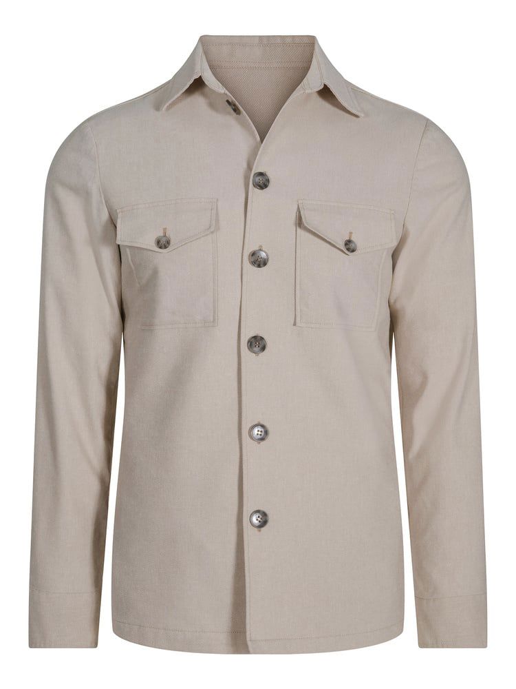 Leon Shirtjacket Beige