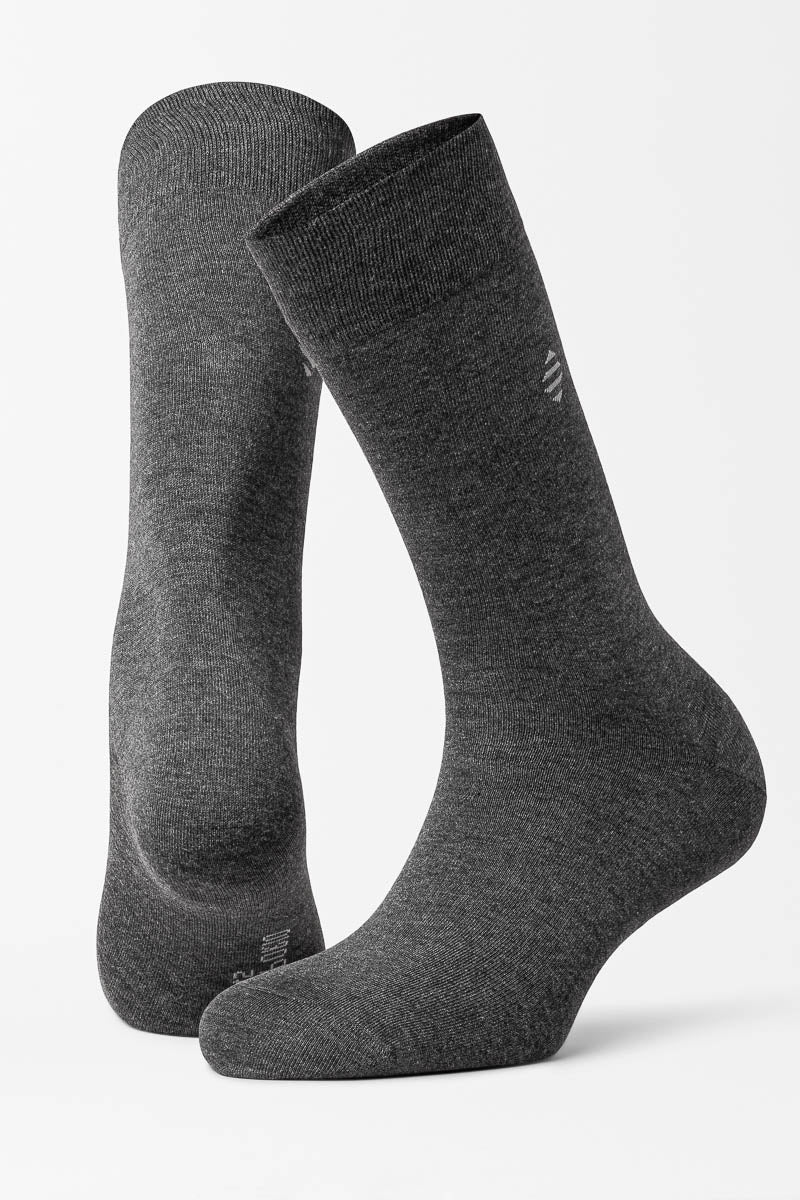 3PK Daniel Bamboo Crew Antracite