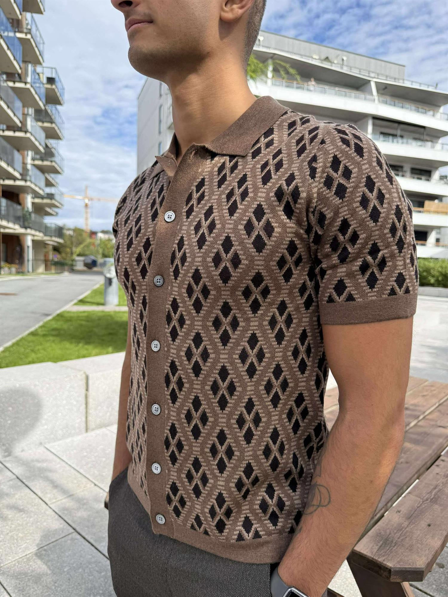 Polo Shirt Brun