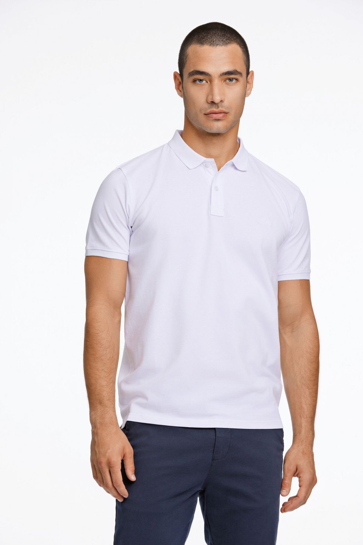 Polo Tee White