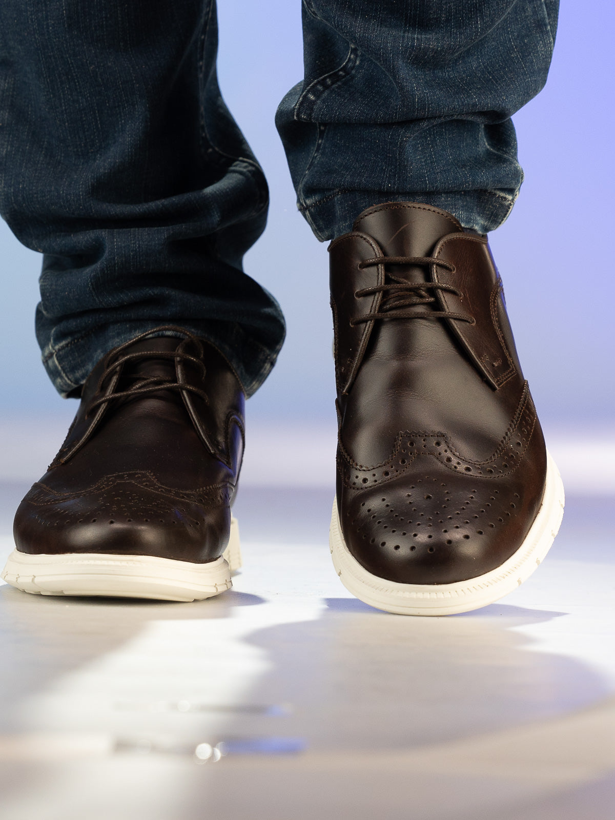 Gregers Sport brogue Dk Brown