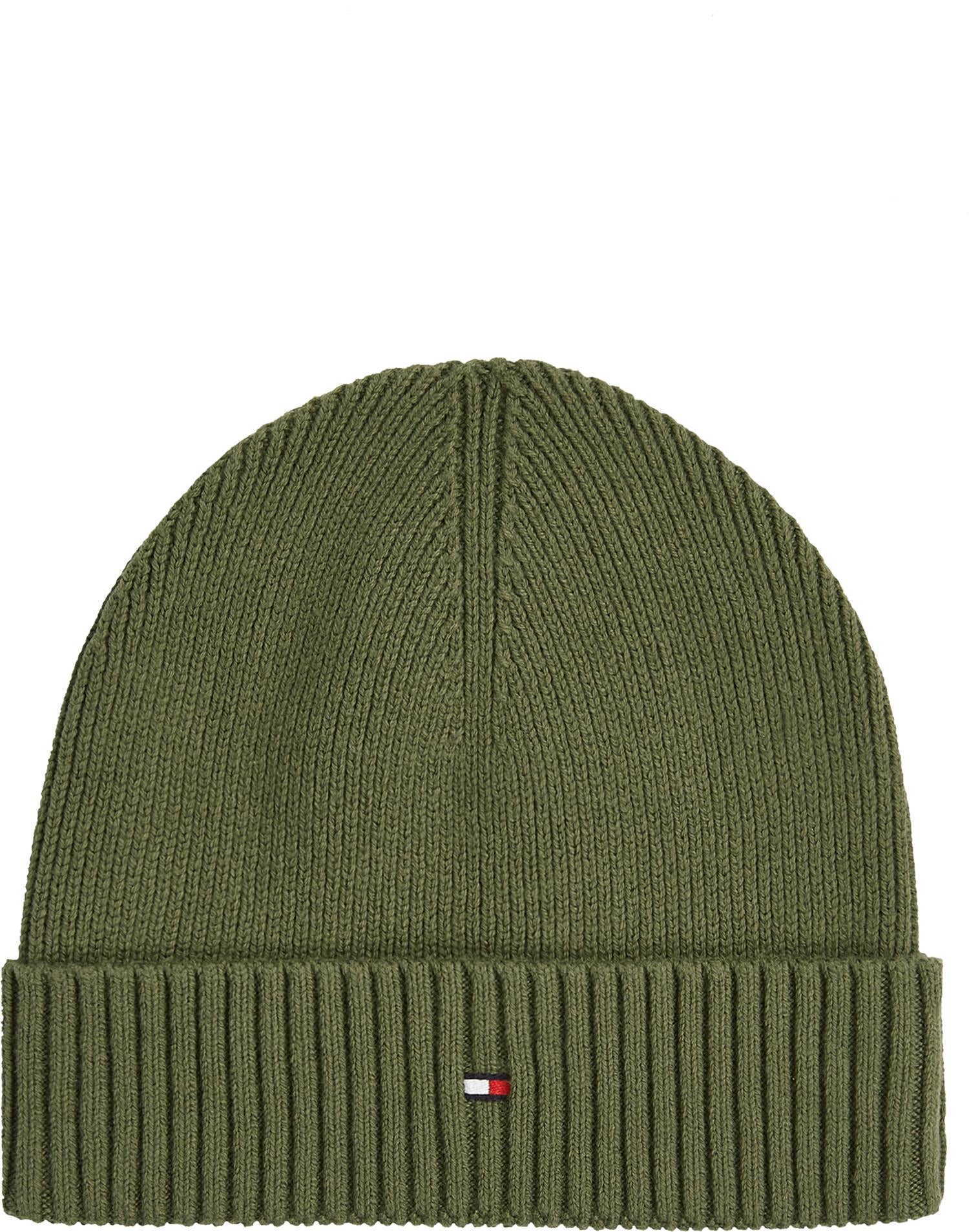 Th Flag Pima Cotton Beanie Foxhunt Green