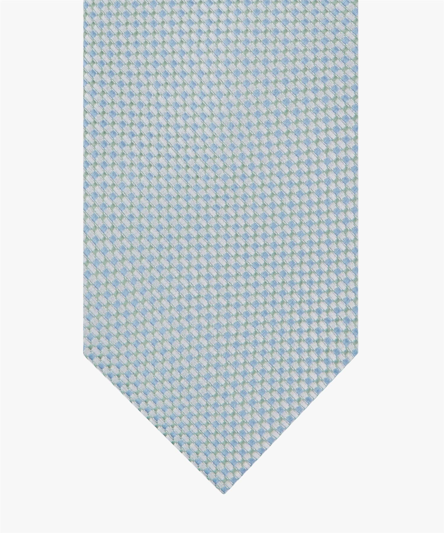 Tie silk woven Green