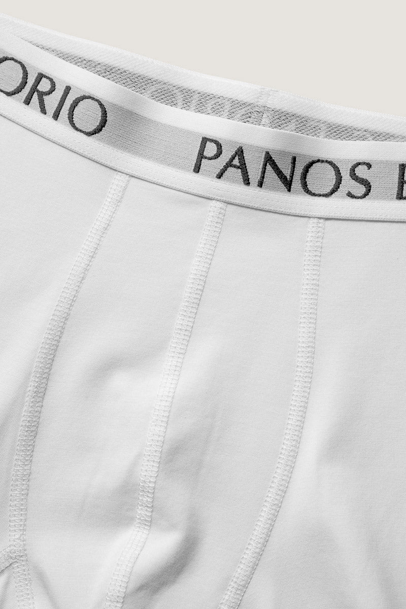 3pk Base Bamboo Boxer White/White/White