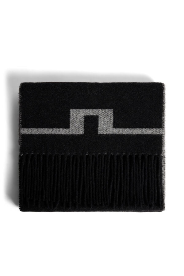 Champ Double Sided Scarf Black