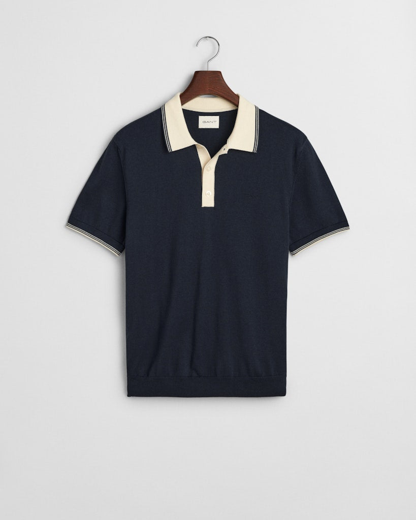 MODAL BLEND SS POLO Evening Blue