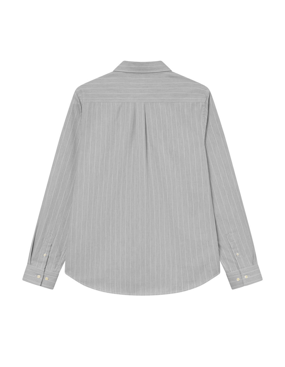 Desert Reg Stripe Shirt Grey Melange
